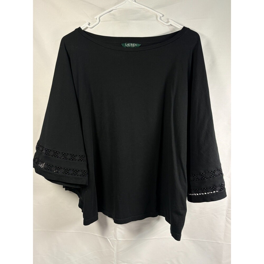 Women's LAUREN BY RALPH LAUREN Bat Wing Top - Size Large